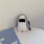 Wholesale Cute Design Cartoon Silicone Cover Skin for Airpod (1 / 2) Charging Case (Shark)